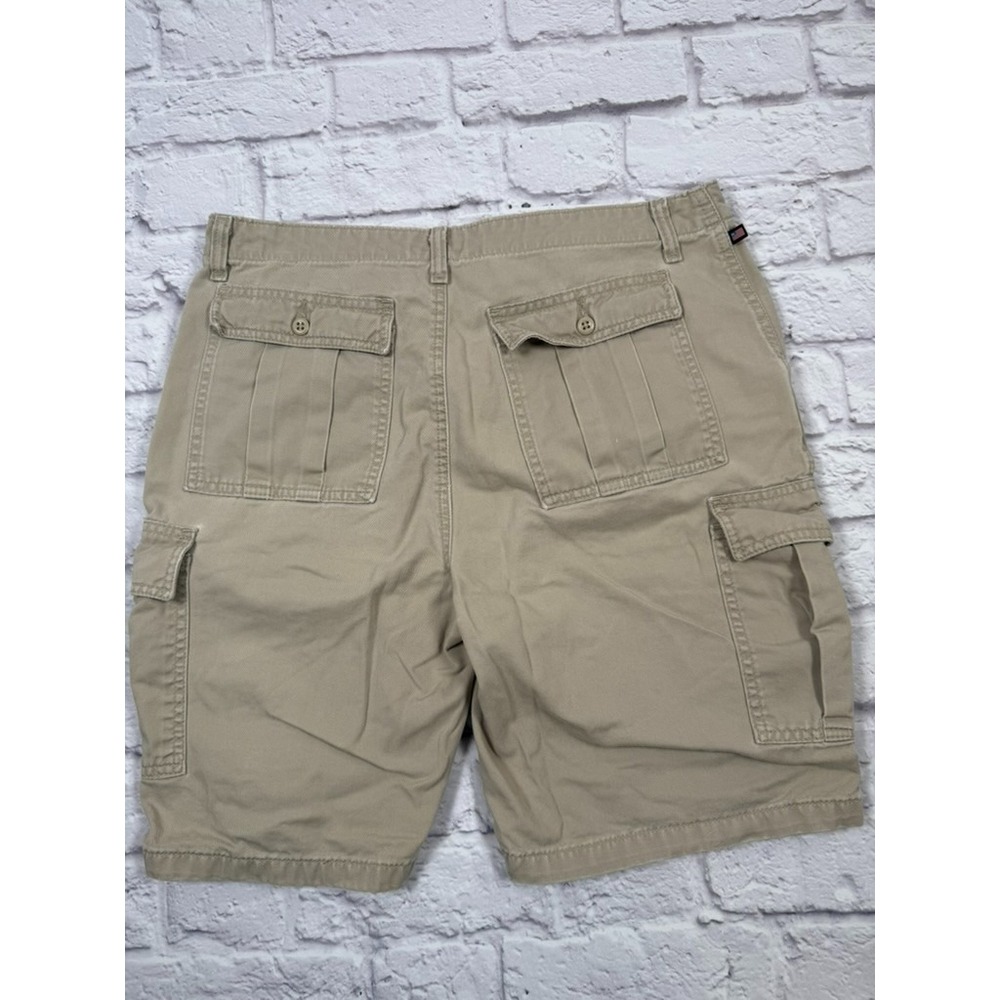Vintage Polo Jean‎ Co Ralph Lauren Ladies 12 Button Front Khaki Cargo Shorts - Picture 6 of 9